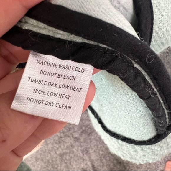 Sz S Glamorous Boucle Teddy Sage Green Peacoat $125 MSRP - Picture 12 of 12